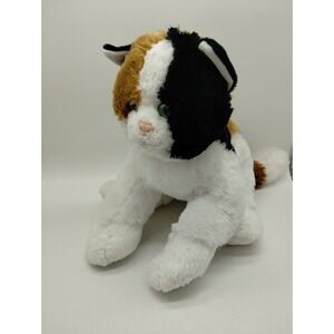 BUILD-A-BEAR Calico Kitty Cat 16" Plush Promise Pets Green Eyes 2012 Brown White